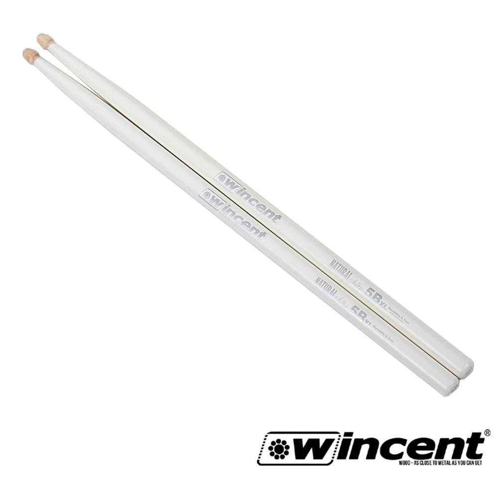 Wincent Hickory 5B XL White 드럼스틱 (W-5BXLCW)